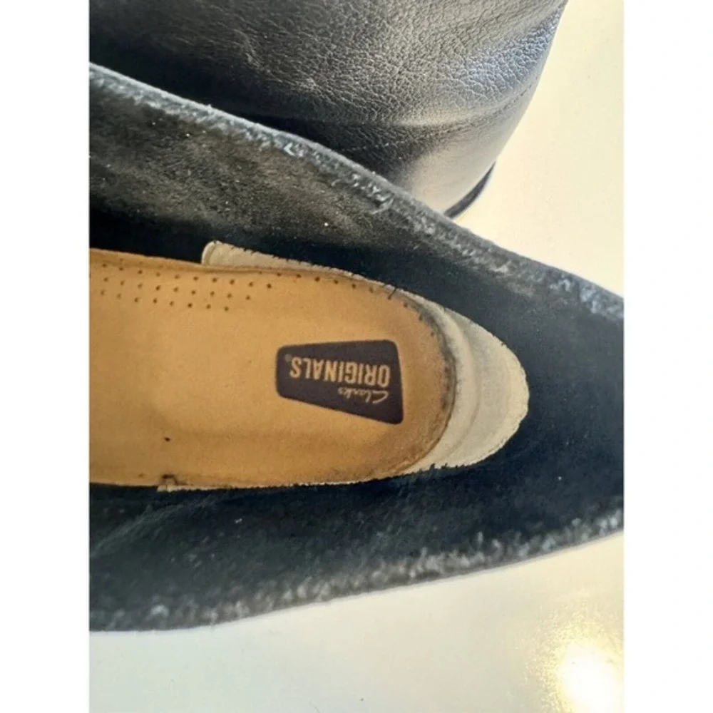 Clarks Originals‎ Desert Boot Navy Tumble Leather Chukka Mens 13 M Vintage 48-10